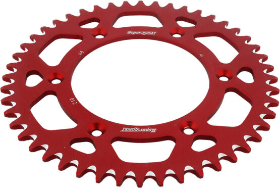 Supersprox Aluminum Rear Sprocket 48T Red - Image 4