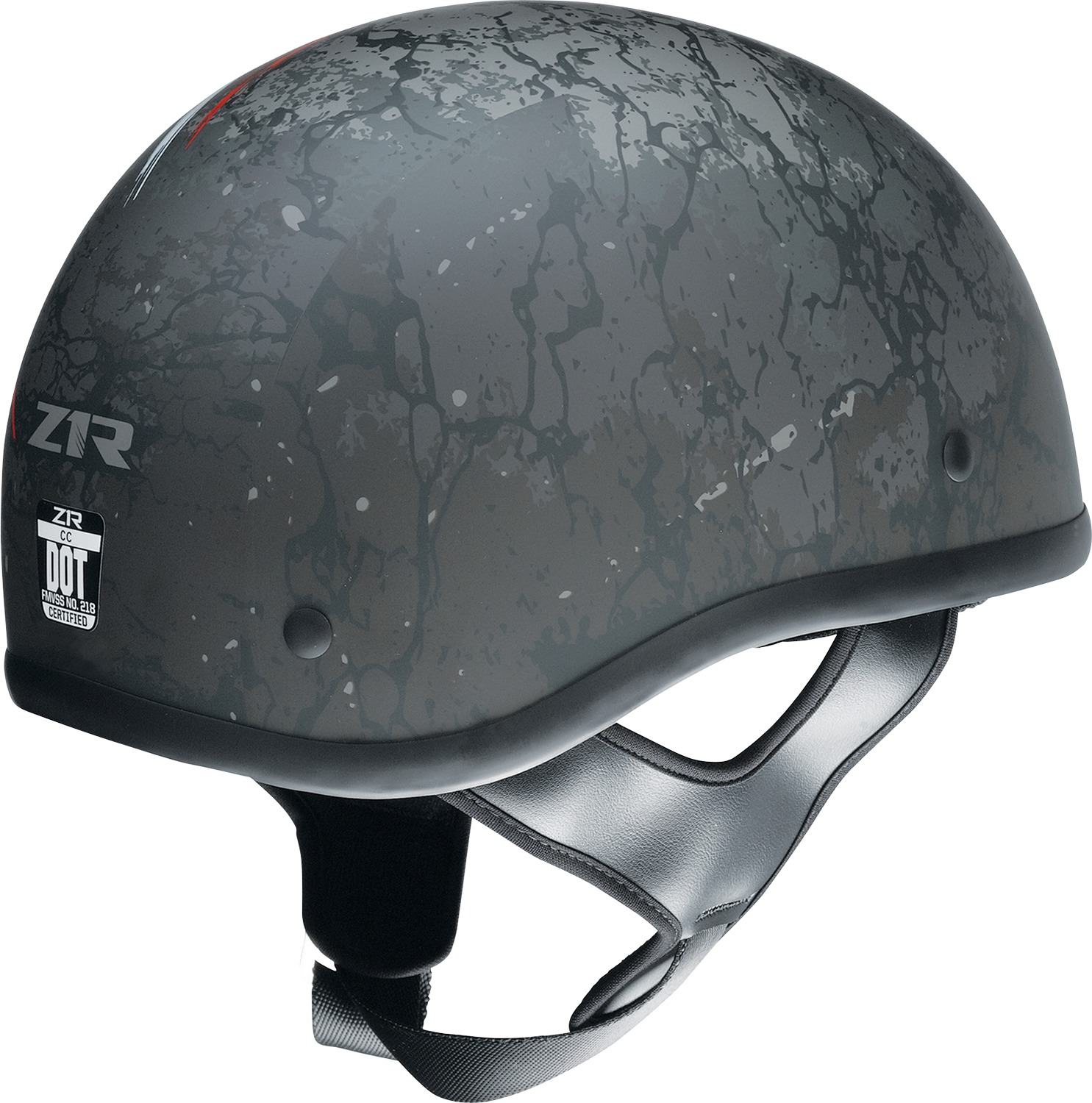 Z1R CC Beanie Justice Helmet - M, Red/Blue/White/Black - Image 4