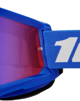 Strata 2 Blue Goggles - Red Mirror Lens