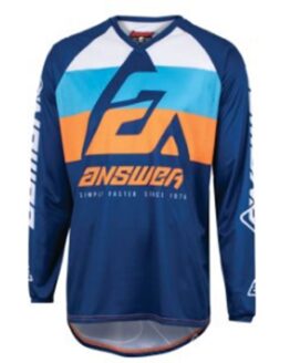 23 Syncron CC Jersey Blue/Orange/Black Youth - Small