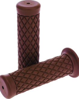 Bikers Choice Quilted Grip 1In Brown