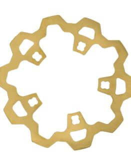 Lyndall Brakes Enforcer 1 Piece Front Rotor Gold 11.8in For Harley Touring