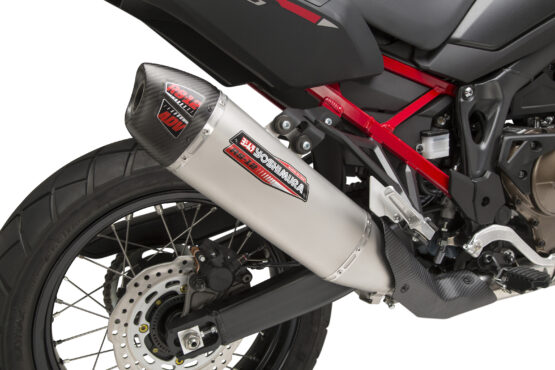 Yoshimura RS-12ADV Slip-On Exhaust SS/CF Silver Fits 20-22 Honda CRF1100L