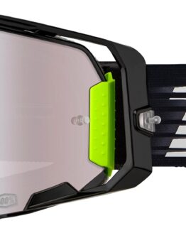 100% Armega Hiper Goggles Lightspeed Mirror Silver Lens Adult