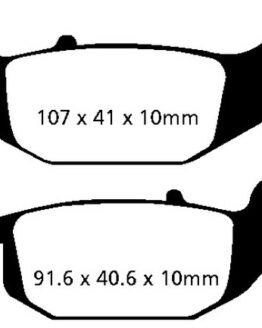 Sintered Double-H Brake Pads