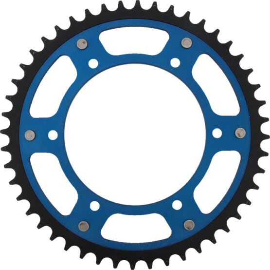 Supersprox Stealth Rear Sprocket 48T Blue 520 Fits Yamaha YZ WR TTR