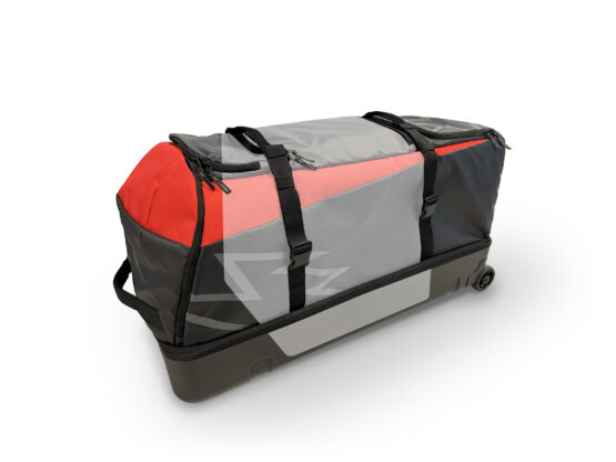 USWE Buddy Athlete Gear Trolley Bag 150L Black/Red - Image 7