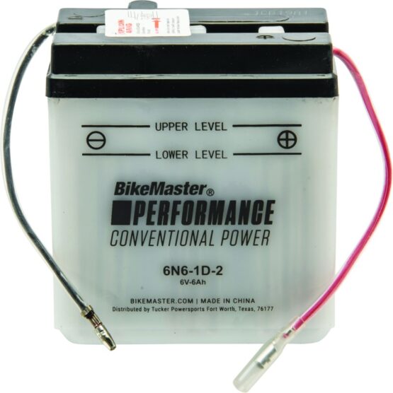 BikeMaster 6N6-1D-2 Conventional Motorcycle Battery