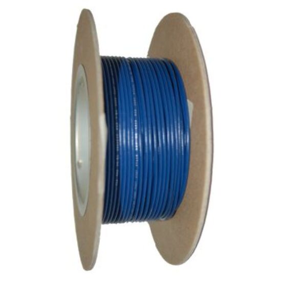 Blue 18 Gauge Color Match Primary Wire - 100' Spool