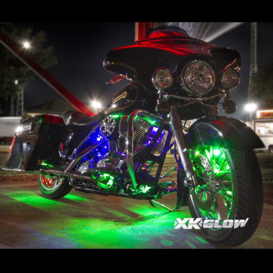 XKGLOW 7 Color LED Accent Light Kit with Remote for Motorcycle/ATV - Image 11