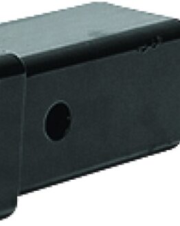 QuadBoss Hitch Adapter 1 1/4in to 2in Black Powder-Coated Finish