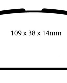 EBC Redstuff Rear Ceramic Brake Pads DP31687C Fits 04-06 Saab 9-2X 2.0 Turbo