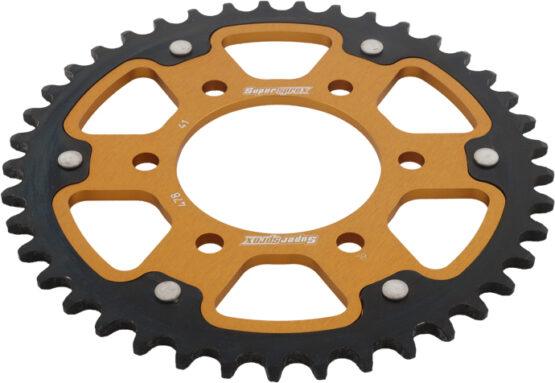 Supersprox Stealth Rear Sprocket 41T Gold 530 Chain Fits Kawasaki Suzuki Yamaha