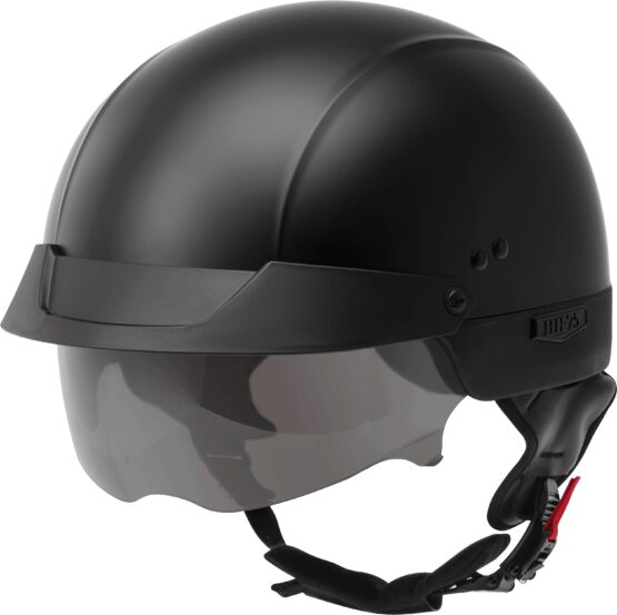 GMAX HH-75 Half Helmet Matte Black Medium