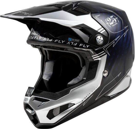 Fly Racing Formula S Carbon Legacy Helmet Navy/Silver XS