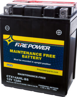 Fire Power CTX14AHL-BS Maintenance Free Sealed Battery