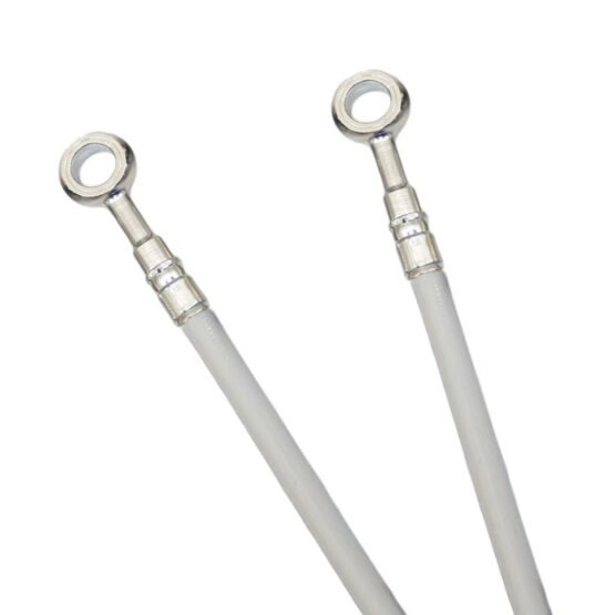 White Stainless Steel Hydraulic Clutch Line