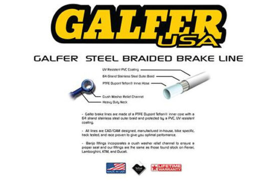 Stainless Steel Rear Brake Line Kit - Image 3