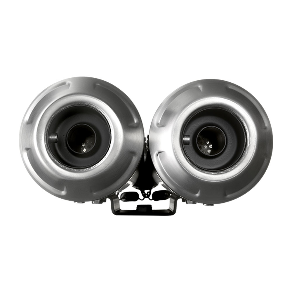 GP Dual Black Stainless Steel Slip On Exhaust Muffler - Image 6