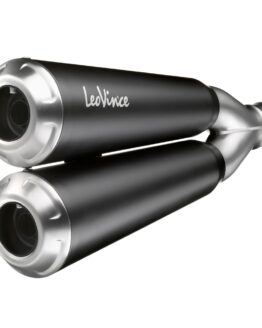 GP Dual Black Stainless Steel Slip On Exhaust Muffler