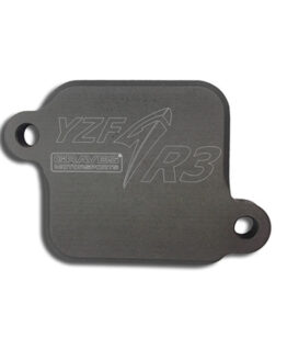 Graves Smog Block Off Plates Billet Aluminum Fits Yamaha YZF-R3