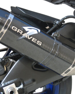 Graves Carbon Fiber Slip-On Exhaust w/ Link Pipe For 15+ Yamaha R1