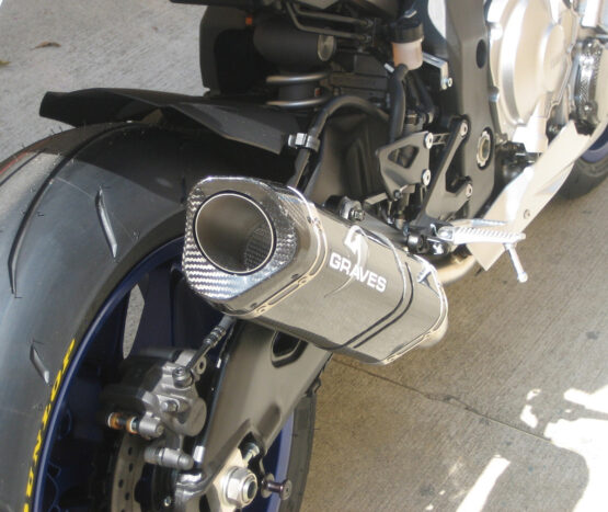 Graves Carbon Fiber Slip-On Exhaust w/ Link Pipe For 15+ Yamaha R1 - Image 7