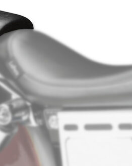 Bare Bones Smooth Vinyl Pillion Pad Black Gel