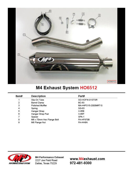 Polished Slip On Exhaust - Image 2