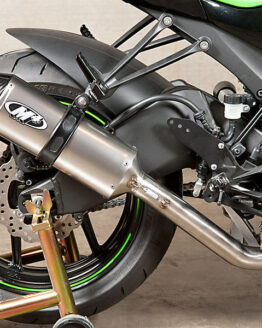 Race Mount Titanium Full Exhaust w/ Stainless Tubing