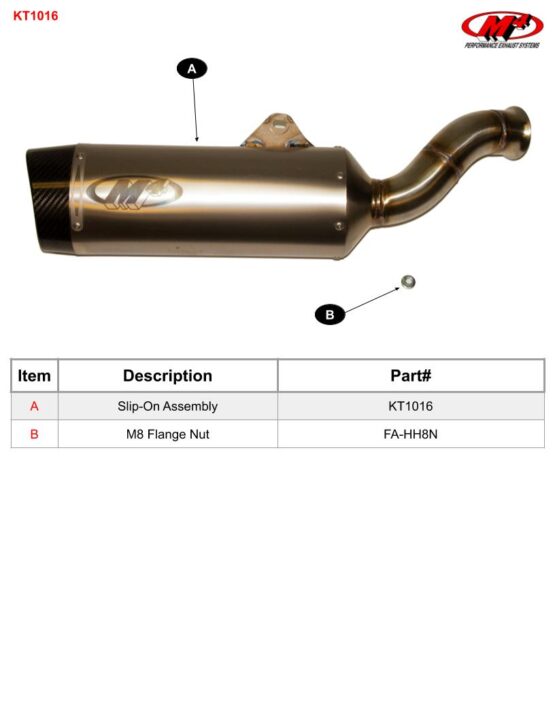 CE Titanium 3/4 Slip On Exhaust - Image 6