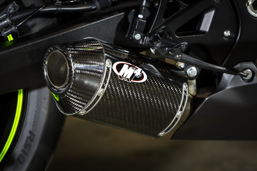 Street Slayer Carbon Fiber Full Exhaust w/ Stainless Tubing - Image 3