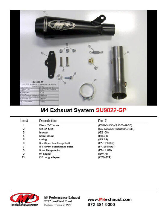 Black GP Slip On Exhaust - Image 4