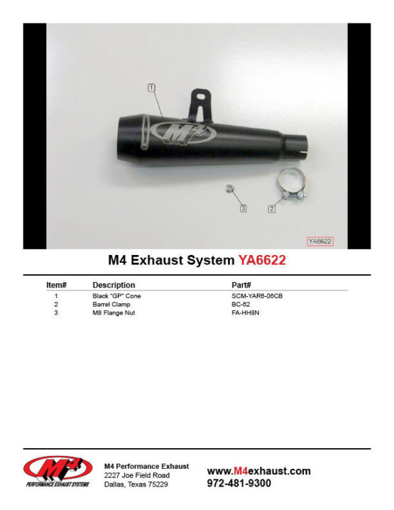 Black GP Slip On Exhaust - Image 4