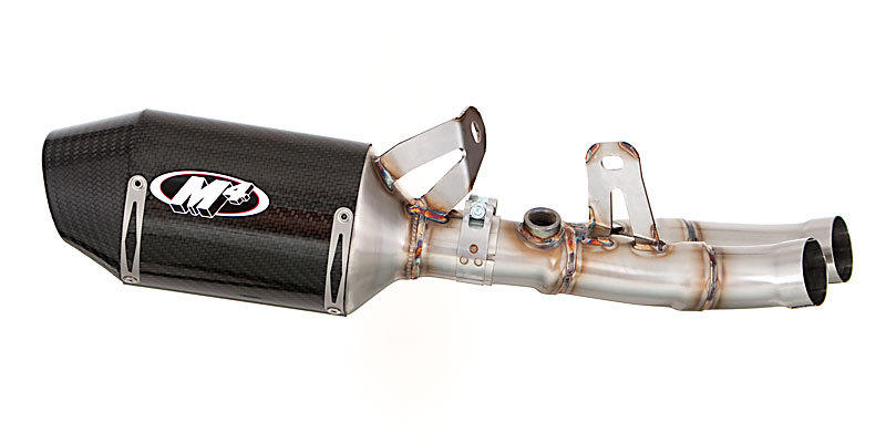 Street Slayer Carbon Fiber Slip On Exhaust w/ Link Pipe - Image 4