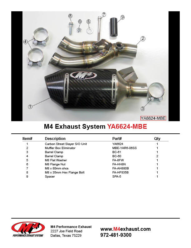 Street Slayer Carbon Fiber Slip On Exhaust w/ Link Pipe - Image 5