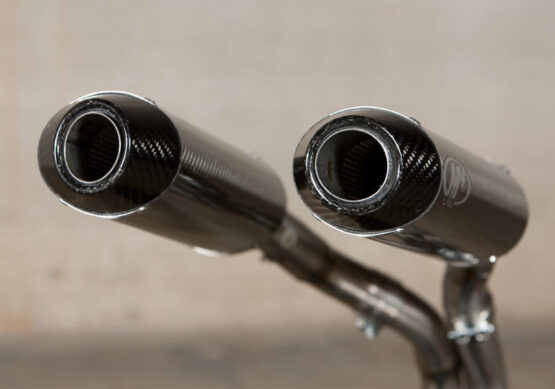 Carbon Fiber Dual Slip On Exhaust - Image 2
