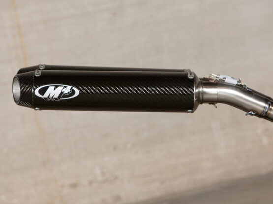 M4 Carbon Fiber Dual Slip-On Exhaust Black Fits 07-08 Yamaha R1 - Image 3
