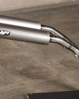 M4 Titanium Dual Slip On Exhaust w/ Link Pipe Fits 07-08 Yamaha R1