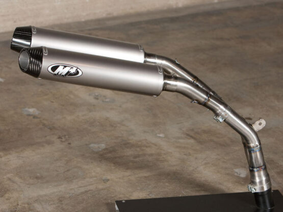 M4 Titanium Dual Slip On Exhaust w/ Link Pipe Fits 07-08 Yamaha R1
