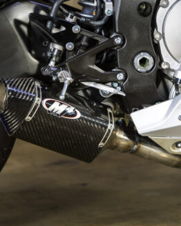 Street Slayer 3/4 Slip On Exhaust w/ MC36 Carbon Fiber Muffler