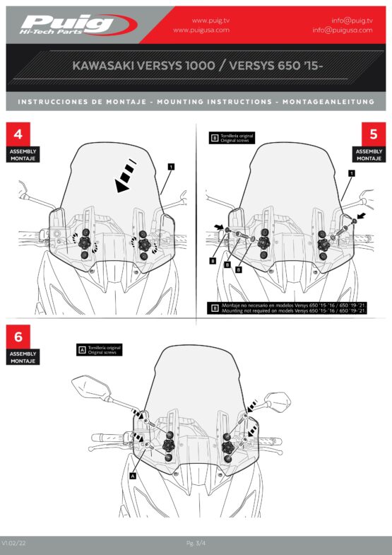 Touring Windscreen Clear - Image 4