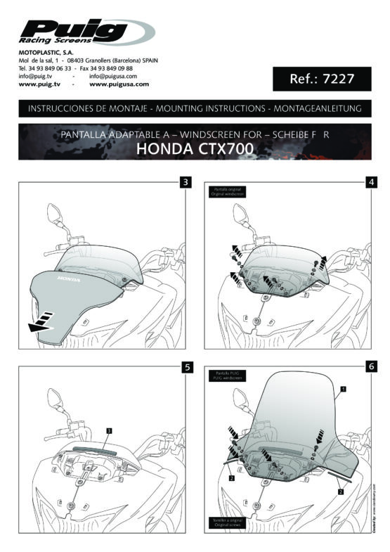 Clear Touring Windscreen - Image 4