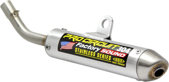 R-304 Shorty Aluminum Slip On Exhaust Silencer