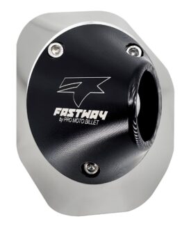 Pro Moto Billet Side Shooter Spark Arrestor End Cap Black Fits CRF450R/X