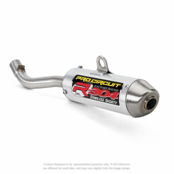 R-304 Shorty Aluminum Slip On Exhaust Silencer