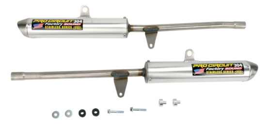304 Aluminum Slip On Exhaust Silencer