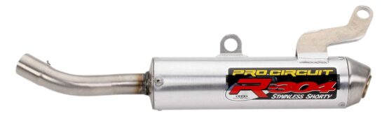 R-304 Shorty Aluminum Slip On Exhaust Silencer
