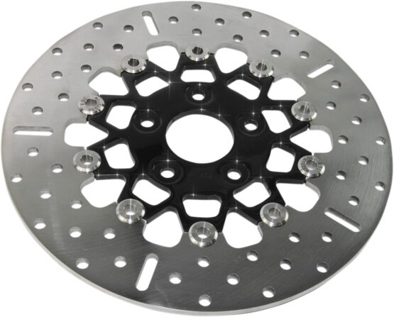 Black Chrome Contour Floating Brake Rotor - Image 2