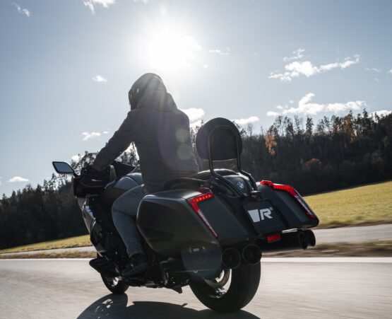 Custom "Quad" Muffler Slip On Exhaust For BMW K 1600 Bagger & GA - Image 2